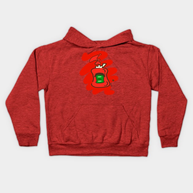 Team Ketchup Kids Hoodie by Ginger_Gari